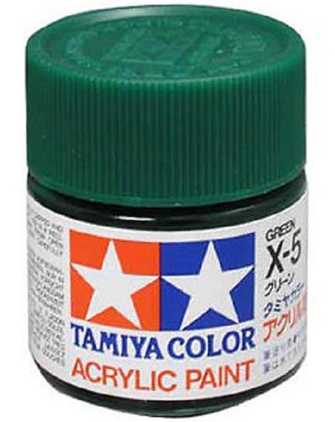 TAMIYA ACRYLIC PAINT MINI 10 ml. – X5 GREEN – Padova Modellismo