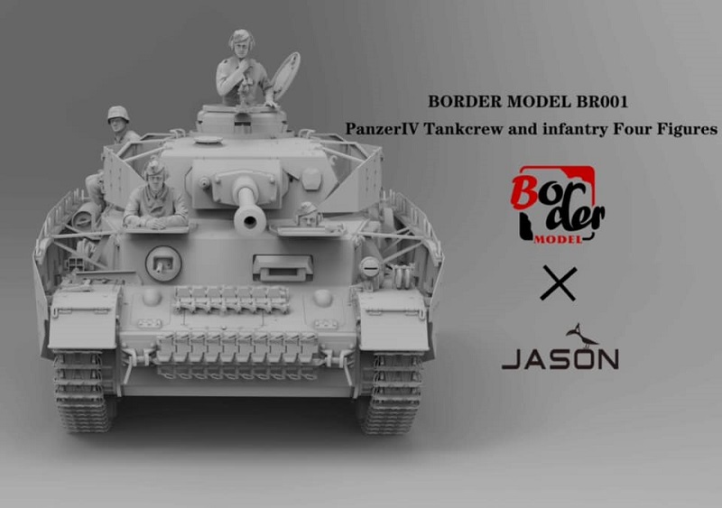 BORDER MODEL PANZER IV TANK CREW & INFANTRY 1:35 BR001 – Padova Modellismo