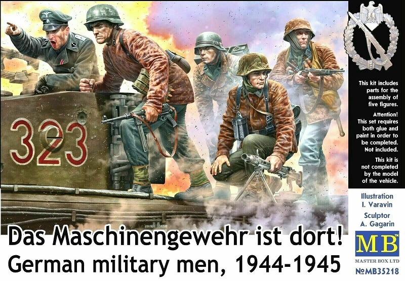 MASTERBOX GERMAN MILITARY MEN WWII 1944-45 1:35 Cod.MB35218 – Padova  Modellismo